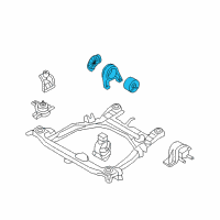 OEM 2012 Kia Sorento Rear Roll Stopper Bracket Assembly Diagram - 219302P200