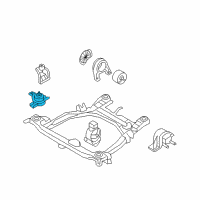 OEM Kia Engine Mounting Bracket Assembly Diagram - 218102P100