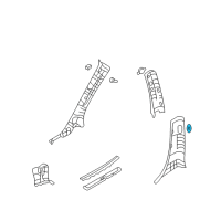 OEM 2009 Kia Sedona Power Window Switch Assembly Diagram - 935804D200CS