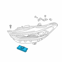 OEM Ford Control Module Diagram - DG9Z-13C788-J