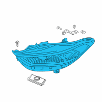 OEM 2019 Ford SSV Plug-In Hybrid Composite Assembly Diagram - HS7Z-13008-AA