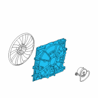 OEM 2019 Cadillac CT6 SHROUD-ENG COOL FAN Diagram - 84275029