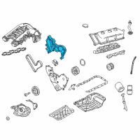 OEM Dodge Magnum Cover-Timing Case Diagram - 4792924AC