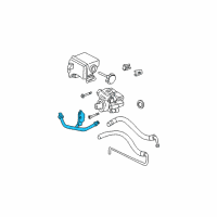 OEM Saturn LS Pipe Asm, P/S Gear Inlet Diagram - 19303603