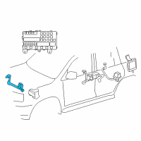 OEM 2018 Lexus LX570 Sensor Sub-Assembly, Height Control Diagram - 89405-60020