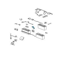 OEM GMC Sierra 1500 Sensor Diagram - 88986978