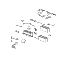 OEM 2007 GMC Sierra 2500 HD Classic Sensor Asm, Battery Temperature Diagram - 88986968