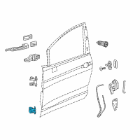 OEM 2021 Chrysler Pacifica Lower Door Hinge Diagram - 68269773AA