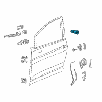 OEM 2021 Chrysler Voyager Cylinder-Door Lock Diagram - 68289893AB