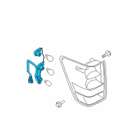 OEM 2006 Nissan Titan Harness Assembly Rear Combination Diagram - 26551-ZH210