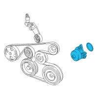 OEM Toyota Celica Water Pump Assembly Diagram - 16100-29095