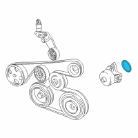 OEM 2005 Toyota MR2 Spyder Water Pump Assembly Gasket Diagram - 90301-69006