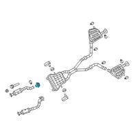 OEM 2016 Jeep Grand Cherokee Exhaust Extension Pipe Diagram - 5181826AA