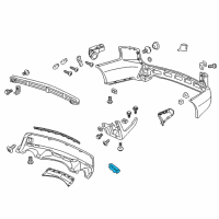 OEM 2009 Acura MDX Reflector Assembly, Right Rear Diagram - 33505-STX-A01