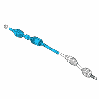 OEM 2021 Lincoln Corsair SHAFT - FRONT AXLE Diagram - LX6Z-3B436-BR