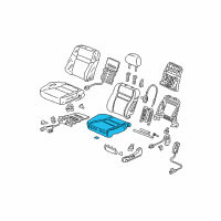 OEM 2004 Honda Accord Pad, L. FR. Seat Cushion (TS Tech) Diagram - 81537-SDB-A71