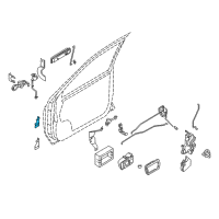 OEM 1997 Infiniti QX4 Hinge Assy-Front Door Diagram - 80400-1M20A