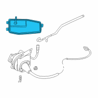 OEM 2002 Dodge Dakota Reservoir-Vacuum Diagram - 4886009AA