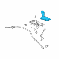 OEM 2017 Chevrolet Corvette Shift Knob Diagram - 23157553