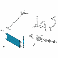 OEM Ford F-250 Super Duty Condenser Diagram - BC3Z-19712-A