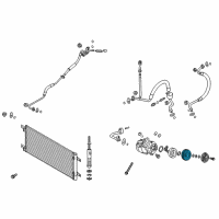 OEM 2012 Ford F-250 Super Duty Pulley Diagram - BC3Z-19D784-A