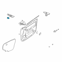 OEM Hyundai Elantra Mirror Switch Diagram - 935302D400