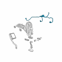 OEM Dodge Durango Wiring-Rear A/C Jumper Diagram - 68046011AA