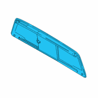 OEM 2019 Nissan Titan Glass-Back Window Diagram - 79700-EZ20A