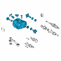OEM Toyota RAV4 Transaxle/Motor Diagram - G1050-48020