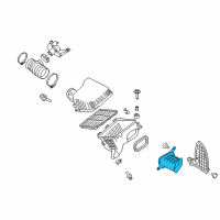 OEM 2021 Nissan NV2500 Air Duct Diagram - 16554-9JJ0A