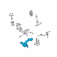 OEM 2006 Mercury Grand Marquis Lower Control Arm Diagram - 6W7Z-3078-B