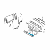 OEM BMW 760Li Soft Pad, Rear Left Diagram - 51-42-7-024-431