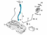 OEM BMW 228i xDrive Gran Coupe PLASTIC FILLER PIPE Diagram - 16-11-7-487-443