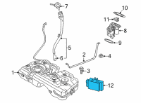 OEM BMW 328i GT xDrive Control Unit For Fuel Pump Diagram - 16-14-9-494-391