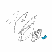 OEM Kia Motor Assembly-Front Power Window Diagram - 824501U000