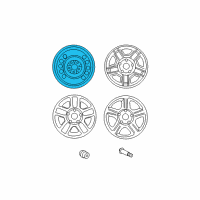 OEM 2001 Ford Escape Spare Wheel Diagram - YL8Z-1015-AA