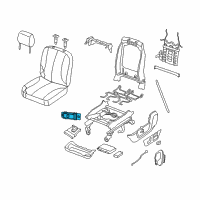 OEM Ram 2500 Switch-Memory Selector Diagram - 4602777AB