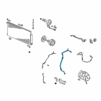 OEM 2008 Honda Element Hose, Suction Diagram - 80311-SCV-A01