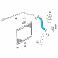 OEM 2015 Chevrolet City Express Upper Hose Diagram - 19317259