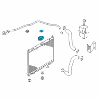 OEM 2017 Chevrolet City Express Radiator Cap Diagram - 19318278