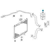 OEM 2017 Chevrolet City Express Reservoir Cap Diagram - 19316334