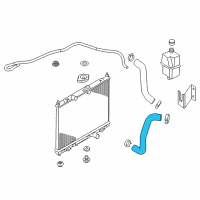 OEM 2018 Chevrolet City Express Lower Hose Diagram - 19316320