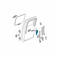 OEM 2005 GMC Canyon Lock Diagram - 15918163