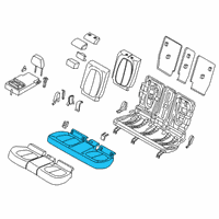 OEM 2021 BMW X2 Foam Section, Basic, Seat Diagram - 52-20-7-460-903