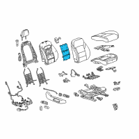 OEM 2018 Chevrolet Cruze Seat Back Heater Diagram - 84369785