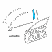 OEM 2022 Toyota Avalon Applique Diagram - 75755-07030