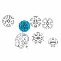 OEM 2014 Nissan Frontier Spare Tire Wheel Assembly Diagram - 40300-EA400