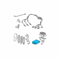 OEM 2009 Ford Explorer ECM Diagram - 8U7Z-12A650-ACARM