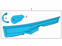 OEM 2021 Toyota Mirai Lens & Housing Diagram - 81580-62040