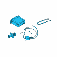 OEM 2010 Dodge Journey iPod® Interface Diagram - 82210848AB